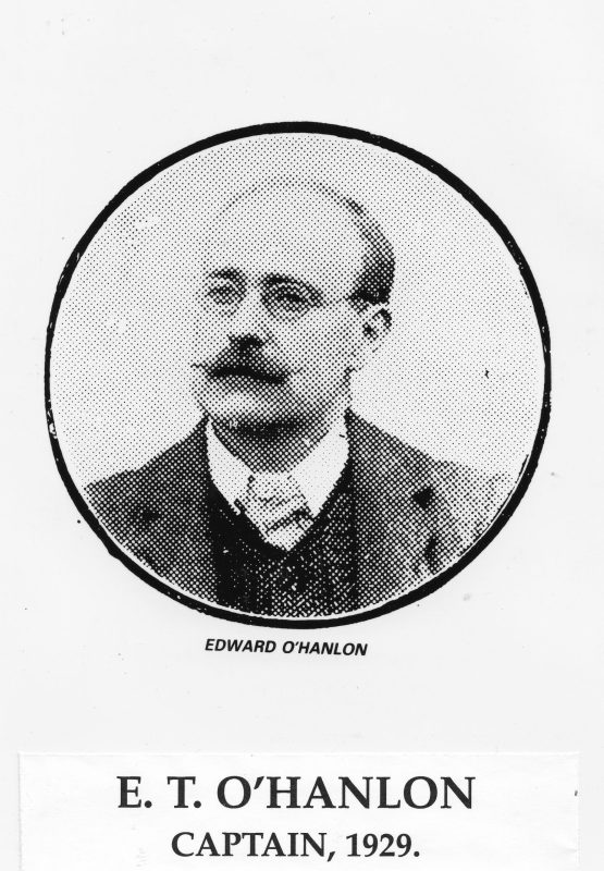 E. T. O'Hanlon 1929