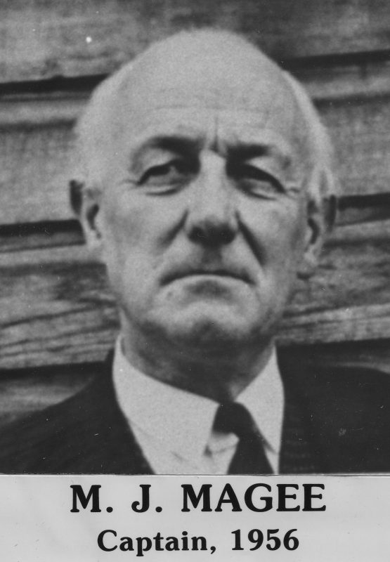 M. J. Magee 1956